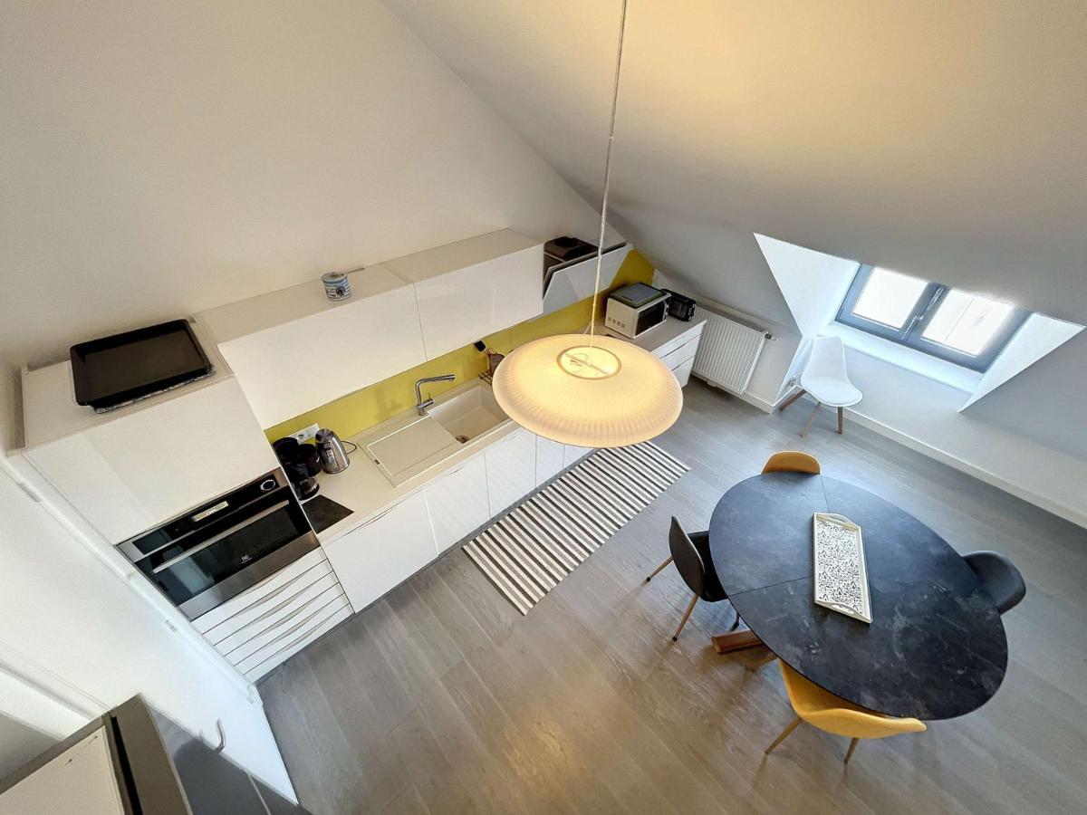 Duplex De Standing En Centre-Ville Avec Parking, Proche Port Et Plage - Fr-1-361-377 Granville Exterior foto